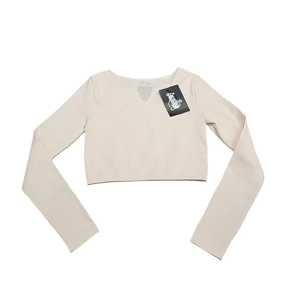 Art Class Kids Girls Long Sleeves Blouse Top Medium Size 8 Light Pink Tee Shirt